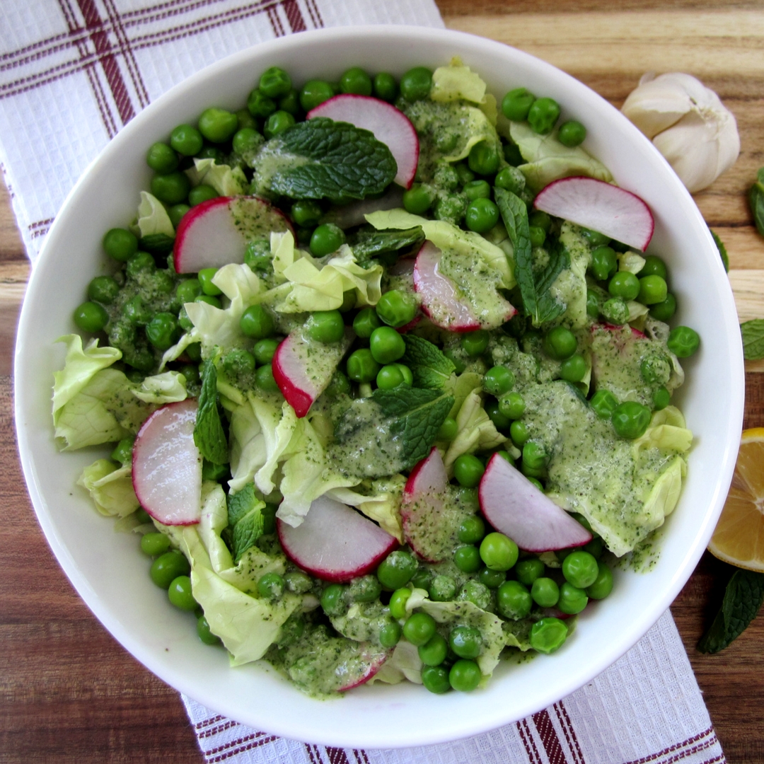 Minty Green Peas Salad Crafty For Home