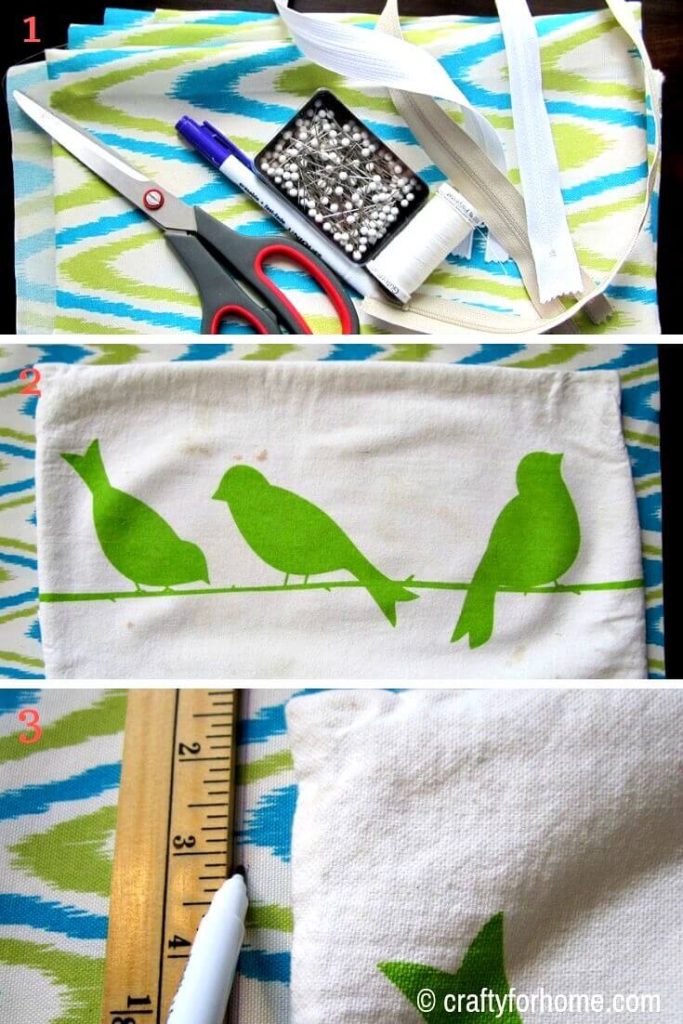 How To Sew Zippered Cushion Covers | Easy to follow sewing tutorials on how to sew a zipper on cushion cover for DIY home decor, it is also a perfect DIY gift idea. #zipperedcushioncover #cushioncovertutorials #sewingtips #sewinghacks #DIYhomedecor #DIYlivingroomdecor for full tutorials on https://craftyforhome.com