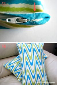 How To Sew Zippered Cushion Covers | Easy to follow sewing tutorials on how to sew a zipper on cushion cover for DIY home decor, it is also a perfect DIY gift idea. #zipperedcushioncover #cushioncovertutorials #sewingtips #sewinghacks #DIYhomedecor #DIYlivingroomdecor for full tutorials on https://craftyforhome.com