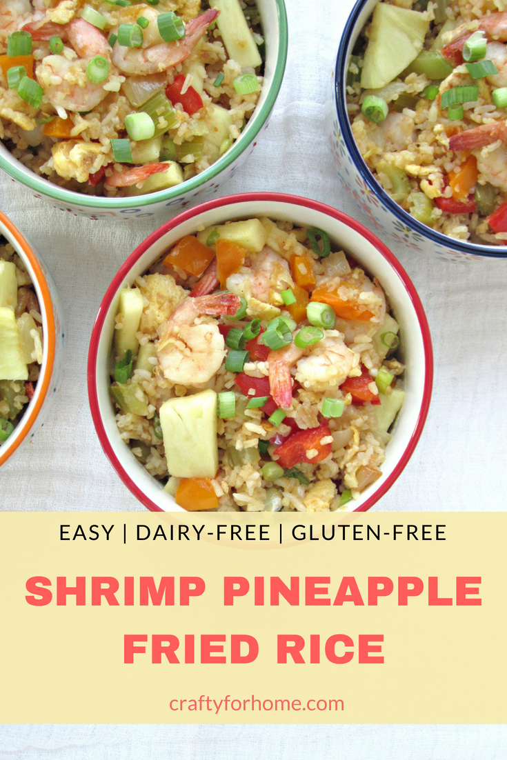 Shrimp Pineapple Fried Rice | Crafty For Home