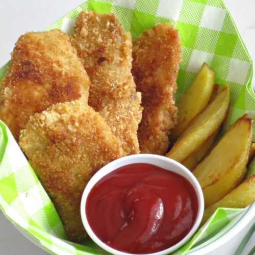 Baked Fish And Chips Crafty For Home