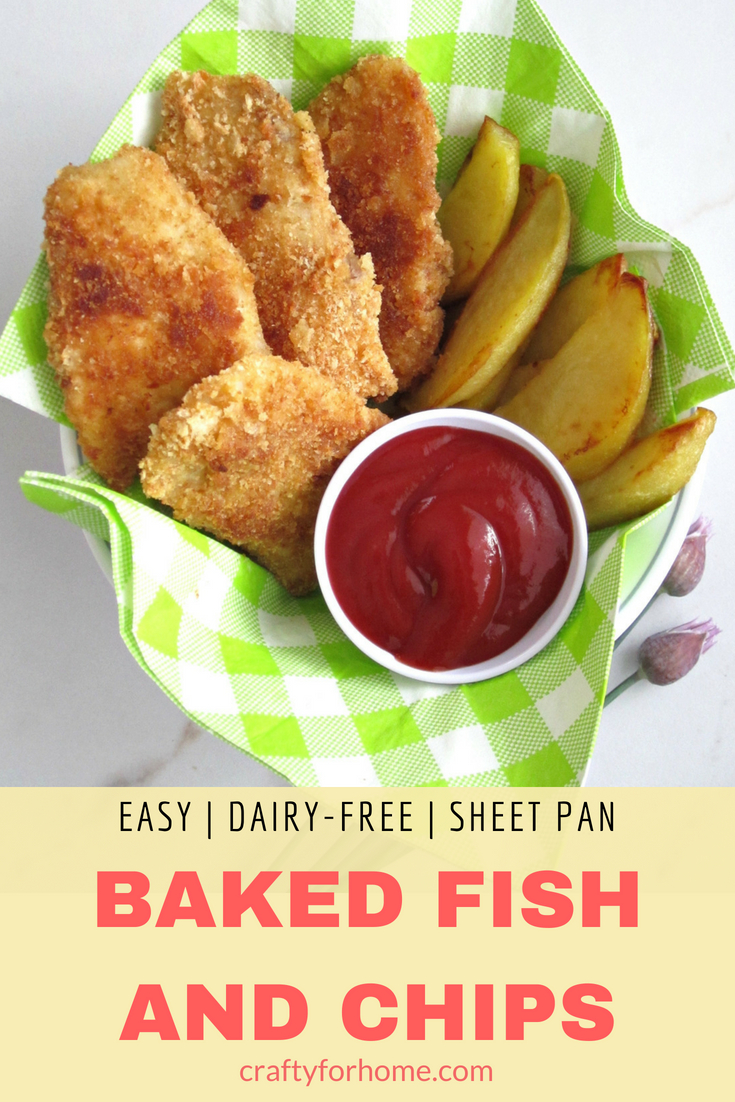 Baked Fish And Chips Crafty For Home