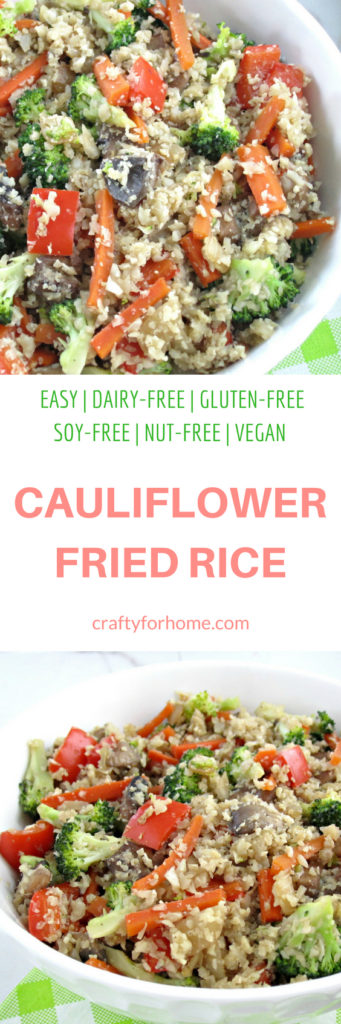 Cauliflower Fried Rice | Crafty For Home
