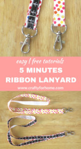 Easy Ribbon Lanyard