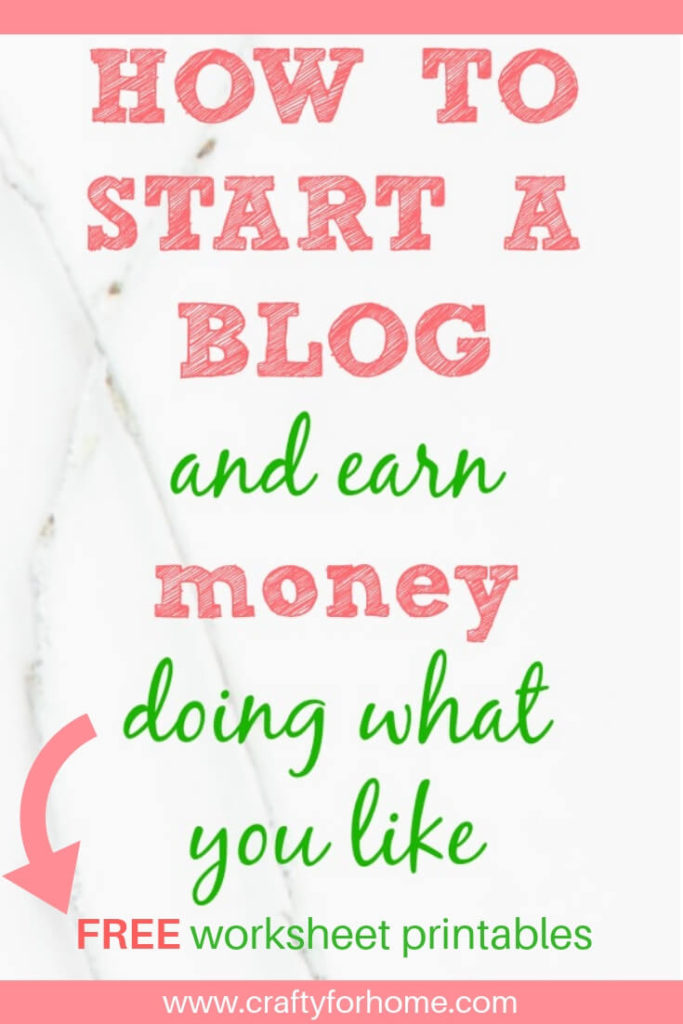 How To Start A Blog | Follow these tutorials of how to start a blog from scratch the right way and earn extra cash by expressing your ideas. Plus tips on how to pick your domain name, pick niches, choose a theme, and all you need to launch the blog easily.#howtostartablog #makemoneyonline #onlinebusiness #bloggingforbusiness #bloggingtutorials for details on www.craftyforhome.com