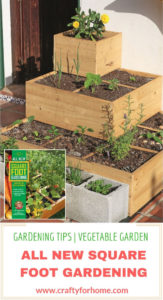 All New Square Foot Gardening Book | It is the perfect book for gardeners at any level. The book is fully updated and packed with pictures, project details, and all information to guide you how to build high yield garden in a small space with less work. #gardeningtips #vegetablegarden #smallspacegarden #squarefootgardening #raisedbeds #DIYgardenproject #gardeningbook #gardeningboxideas #gardeningboxdesign for full review on www.craftyforhome.com