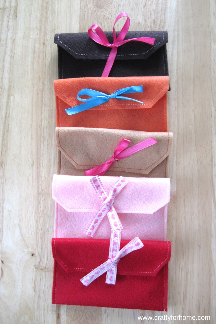 Easy Felt Envelope Tutorials Crafty For Home