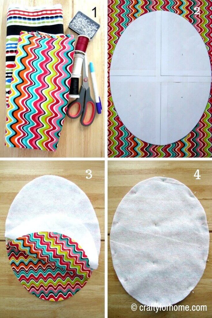 What you need to make oval shaped placemats | Crafty For Home