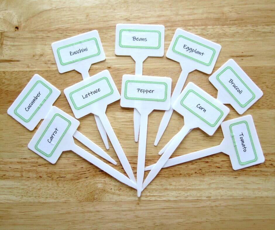 Free Printable Vegetable Plant Markers Crafty For Home