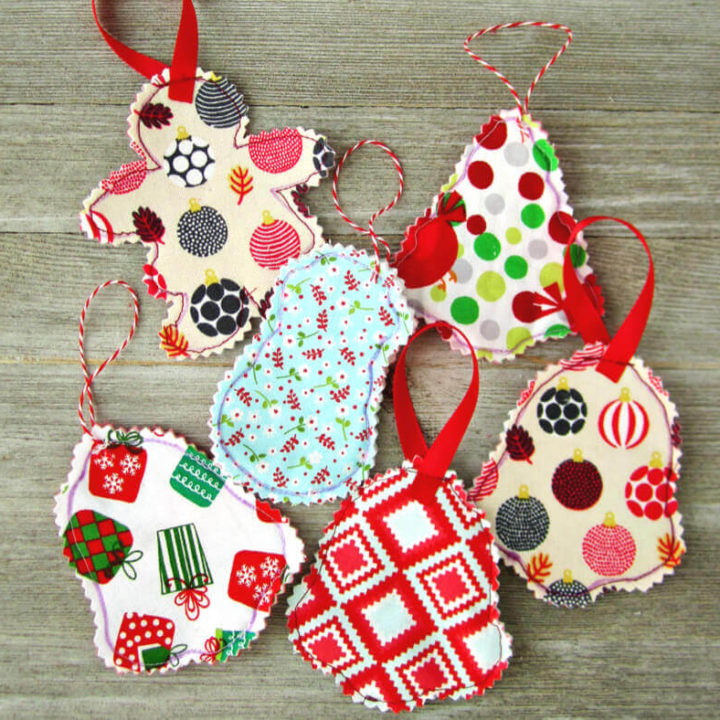 Easy Fabric Ornaments