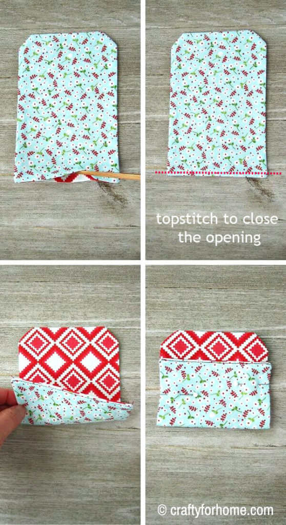 Folding Fabric Gift Card Holder