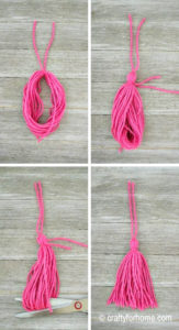 Making Yarn Tassel