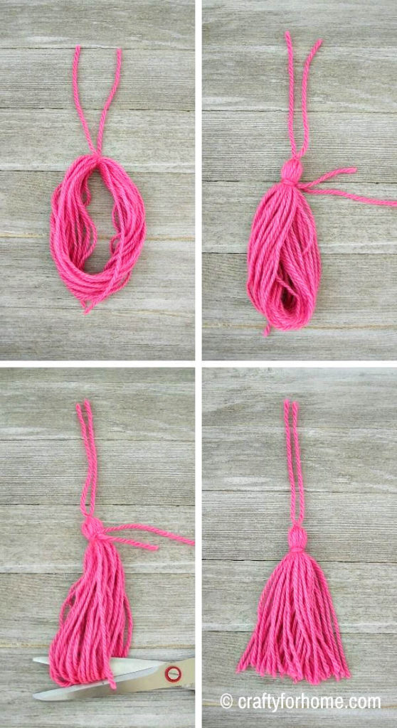 Making Yarn Tassel