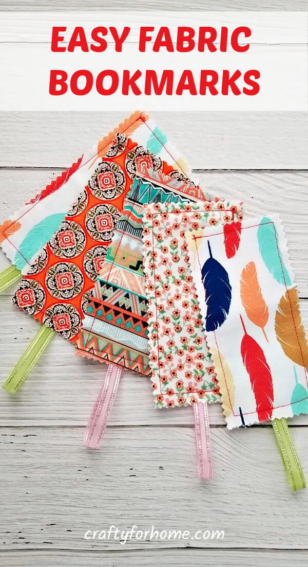 Sew Easy Fabric Bookmarks | Crafty For Home