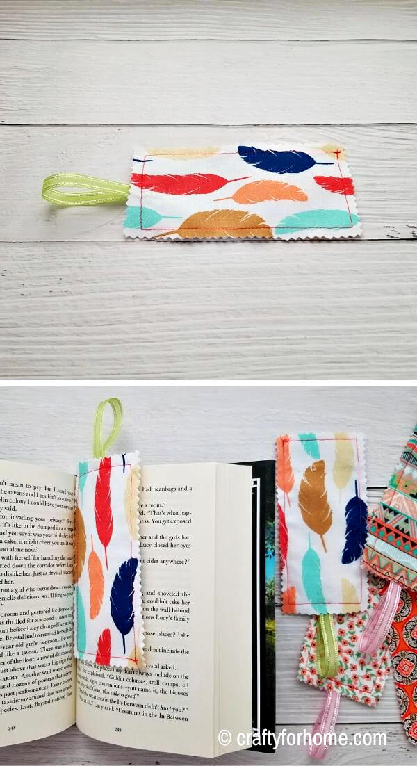 Sew Easy Fabric Bookmarks | Crafty For Home