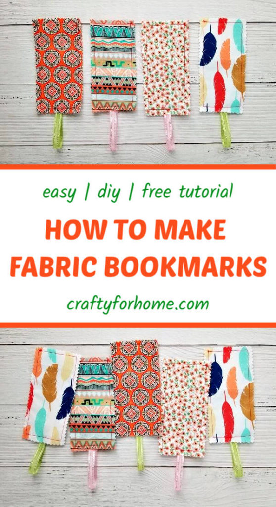 How To Make Fabric Bookmarks