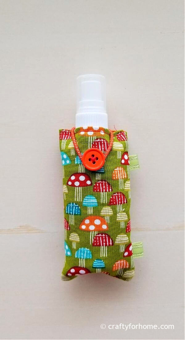 Easy Fabric Hand Sanitizer Holder Crafty For Home