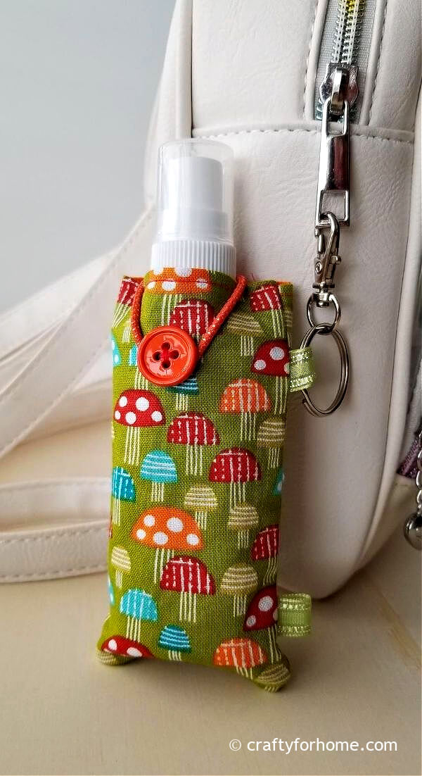 Easy Fabric Hand Sanitizer Holder Crafty For Home