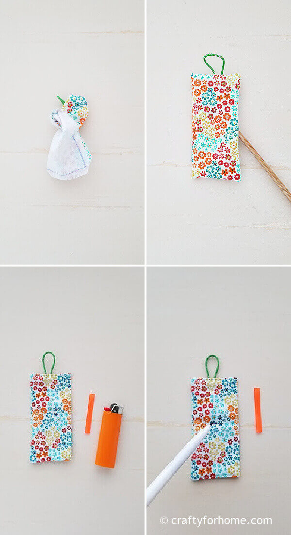 DIY Fabric Cord Holder Tutorial Crafty For Home