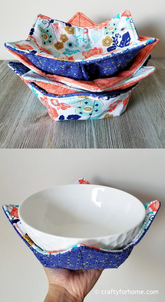 How To Make Reversible Soup Bowl Cozy #soupbowlcozy #bowlholder #bowlcozy 