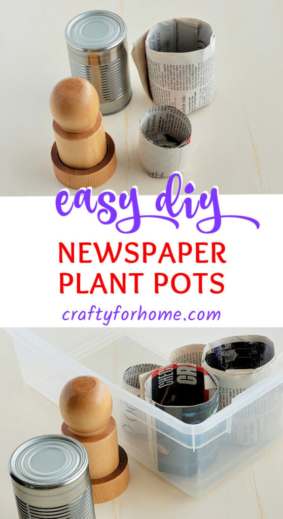 Easy DIY Newspaper Plant Pot