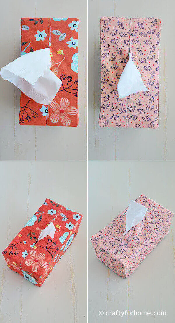 Easy DIY Fabric Tissue Box Cover Tutorial Crafty For Home