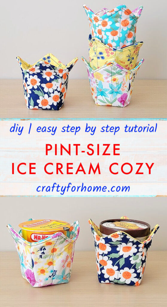 Fabric Cozy For Ice Cream Cup Holder