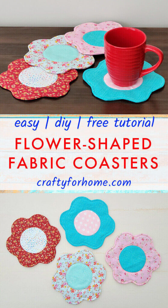 Fabric Flower Coasters