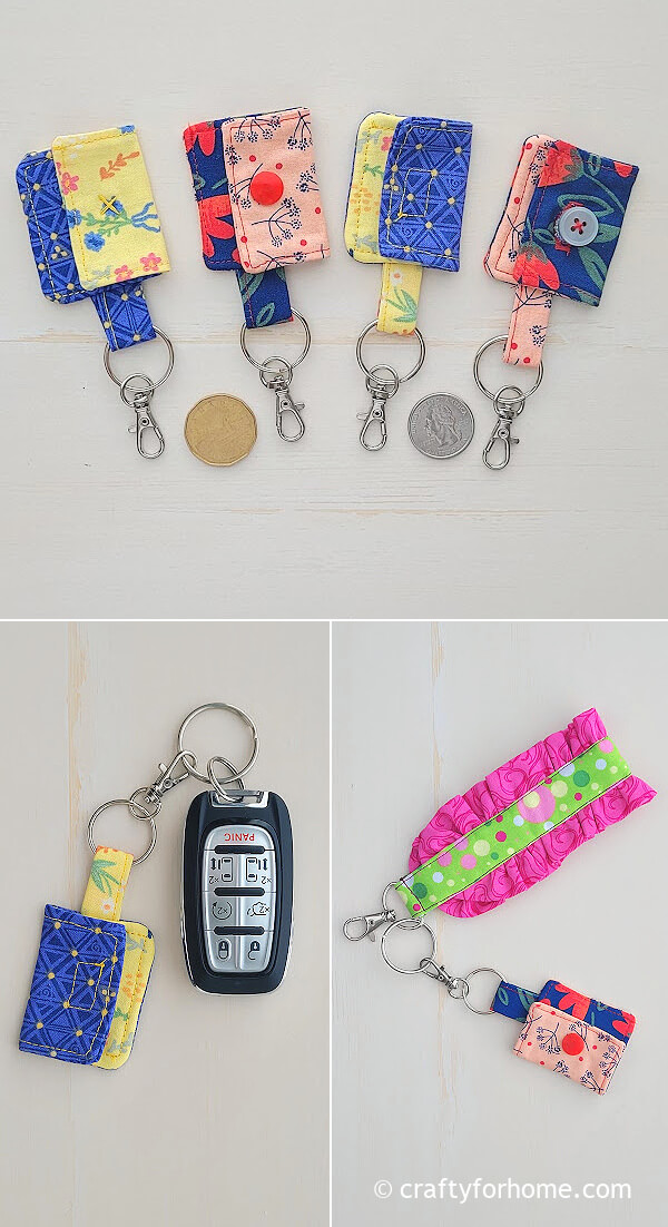 Coin Holder Attached To The Key fob And Wristlet