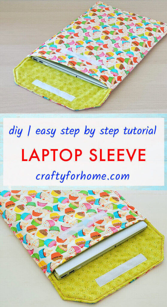 DIY Laptop Sleeve Tutorial From Fabric | Crafty For Home