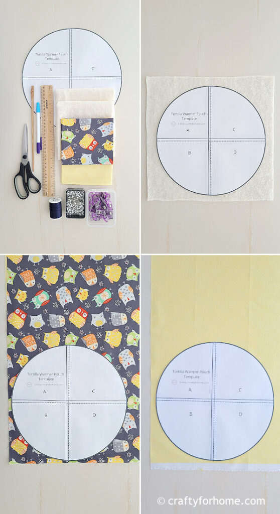 DIY Tortilla Warmer Easy Tutorial Crafty For Home