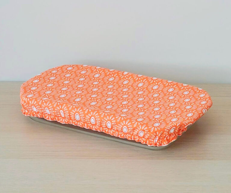 Orange Fabric Baking Dish Cover.