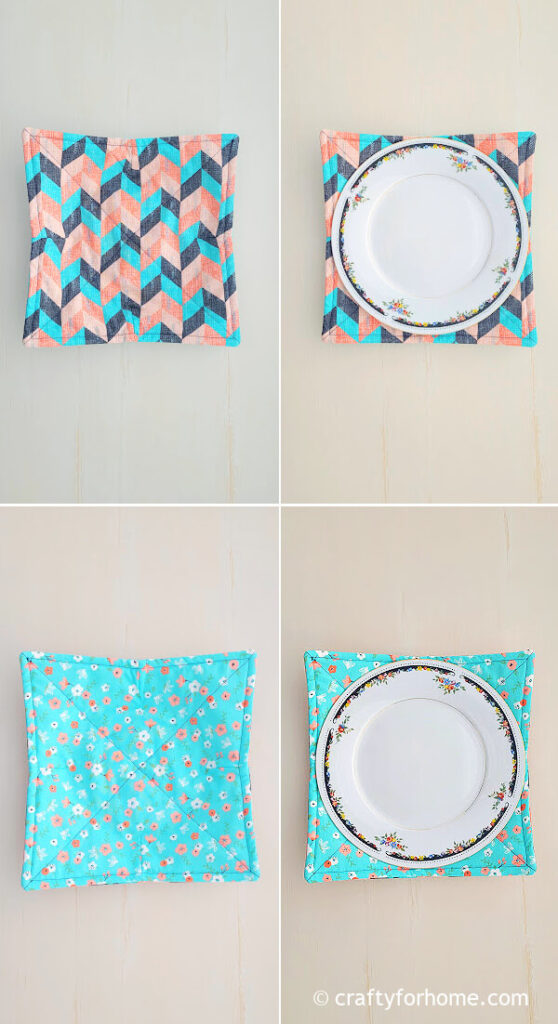 Microwave Dinner Plate Cozy Easy Tutorial Crafty For Home
