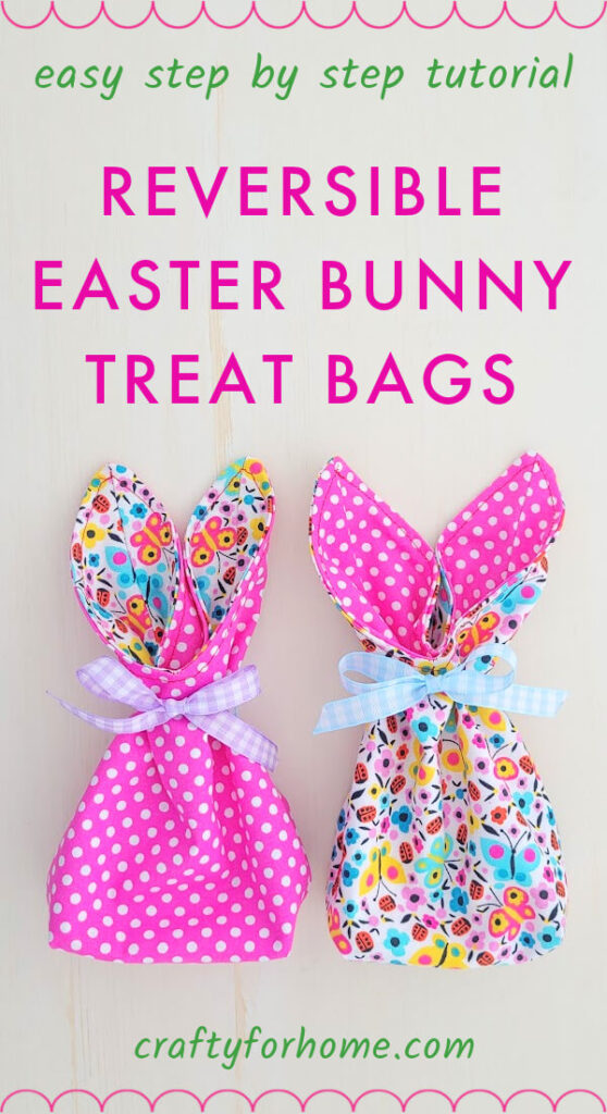 Easter Bunny Treat Bags With Easy Tutorial | Crafty For Home