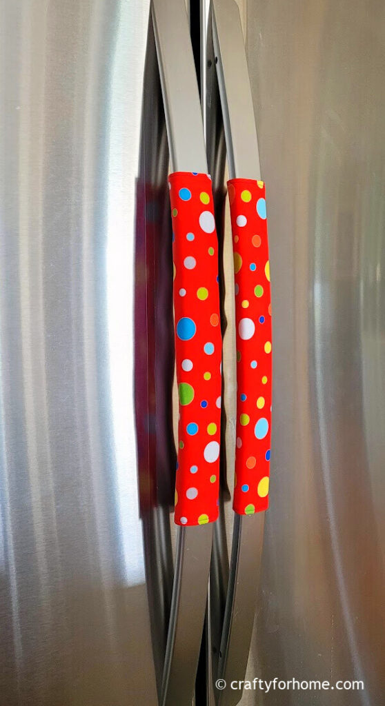 DIY Fridge Door Handle Cover Tutorial Crafty For Home