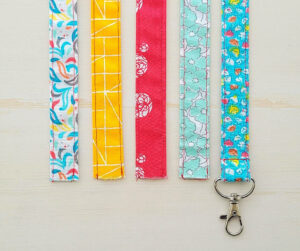 Colourful fabric strap from cotton.