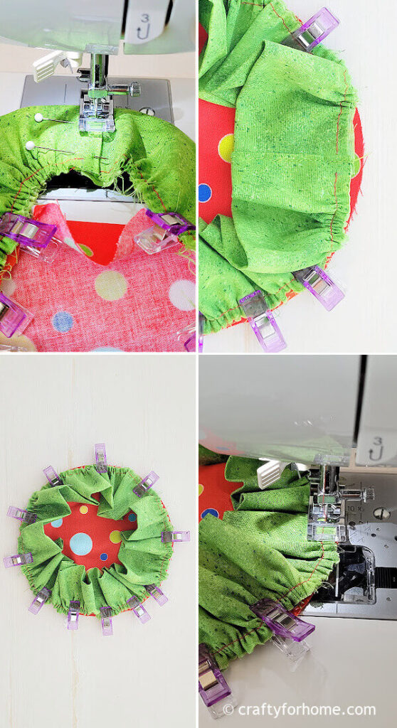 DIY Ruffled Coaster Tutorial | Crafty For Home