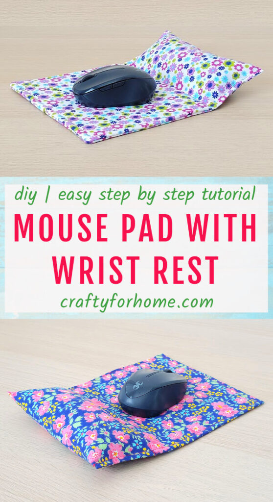 DIY Mouse Pad With Wrist Rest Tutorial Crafty For Home