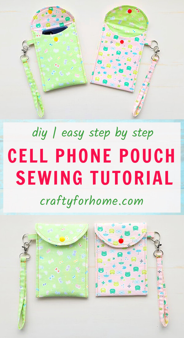 Green Cell Phone Pouch.