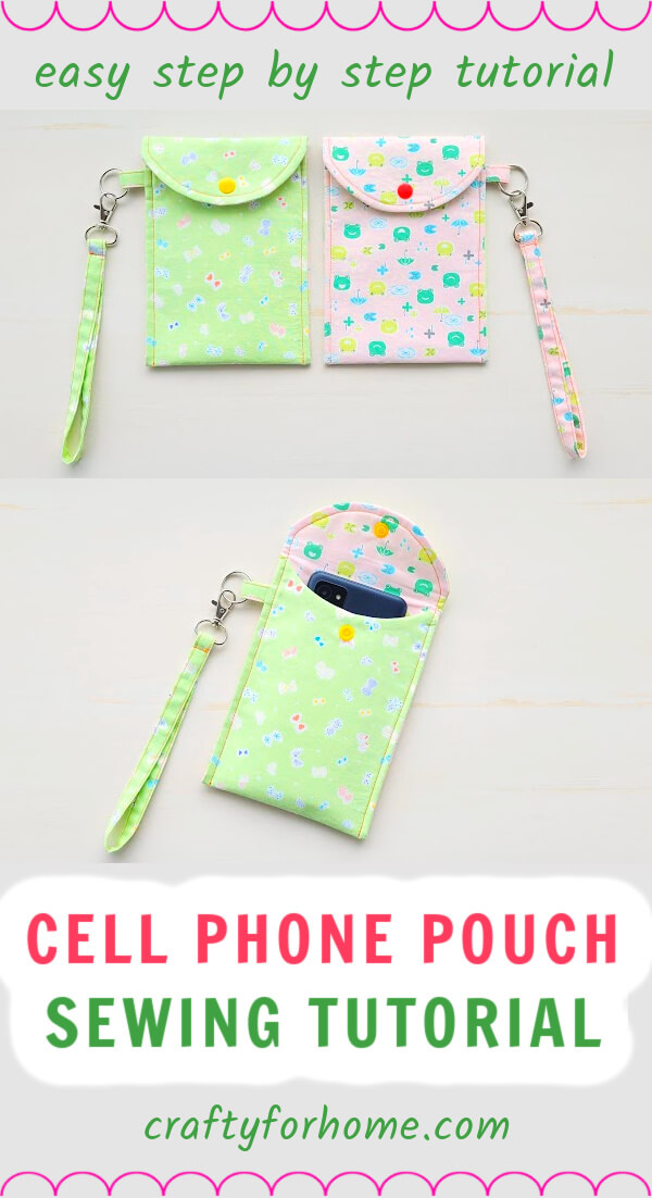 Phone Pouch With Wristlet.