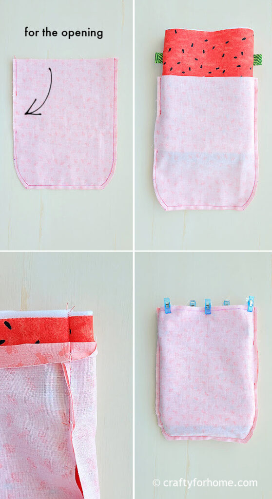 Inner and outer layer bag.