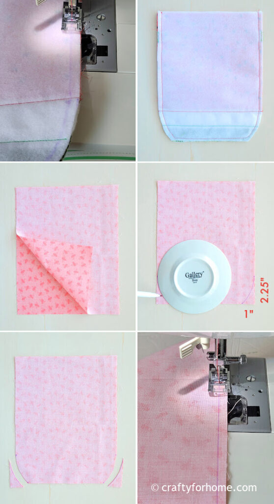 Sewing inner bag.