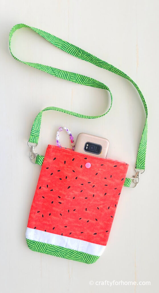 Watermelon crossbody bag for phone.