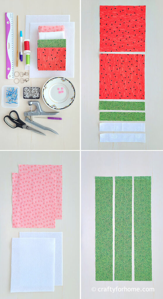 Watermelon printed fabric.