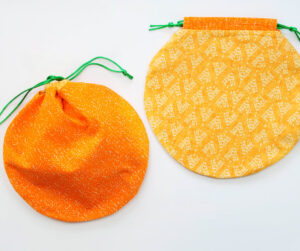 Round Drawstring Bag For Halloween.