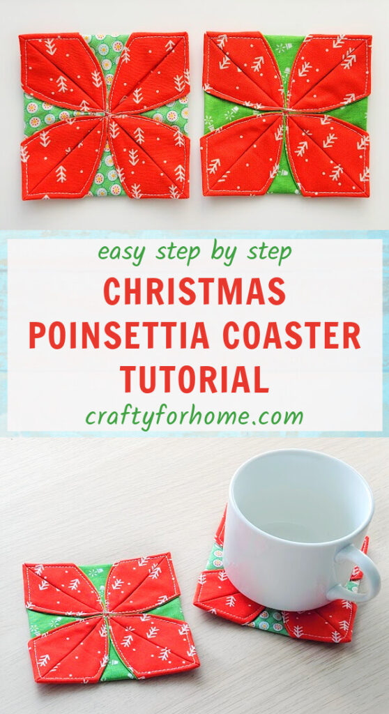 Christmas Coaster From Fabric.