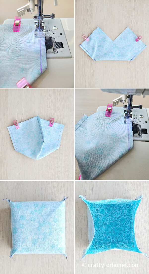 DIY Mini Fabric Basket Tutorial | Crafty For Home