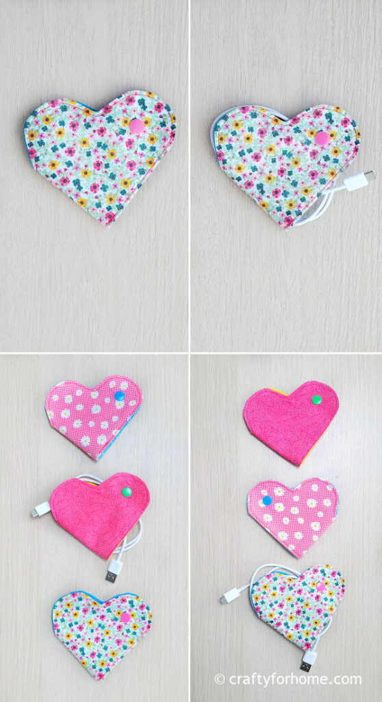 White cord wrapped on fabric.