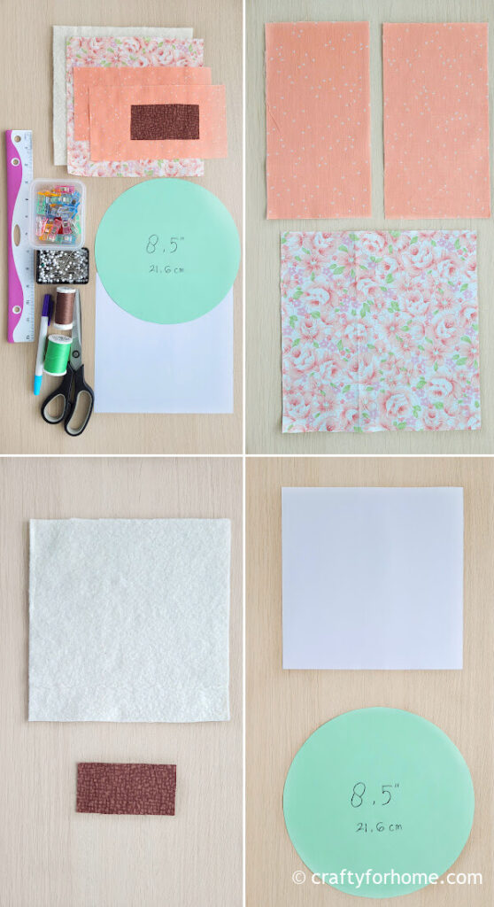 All materials for coaster.