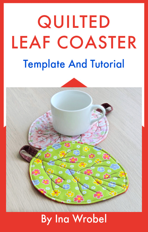 Leaf Coaster Pattern PDF Cover.